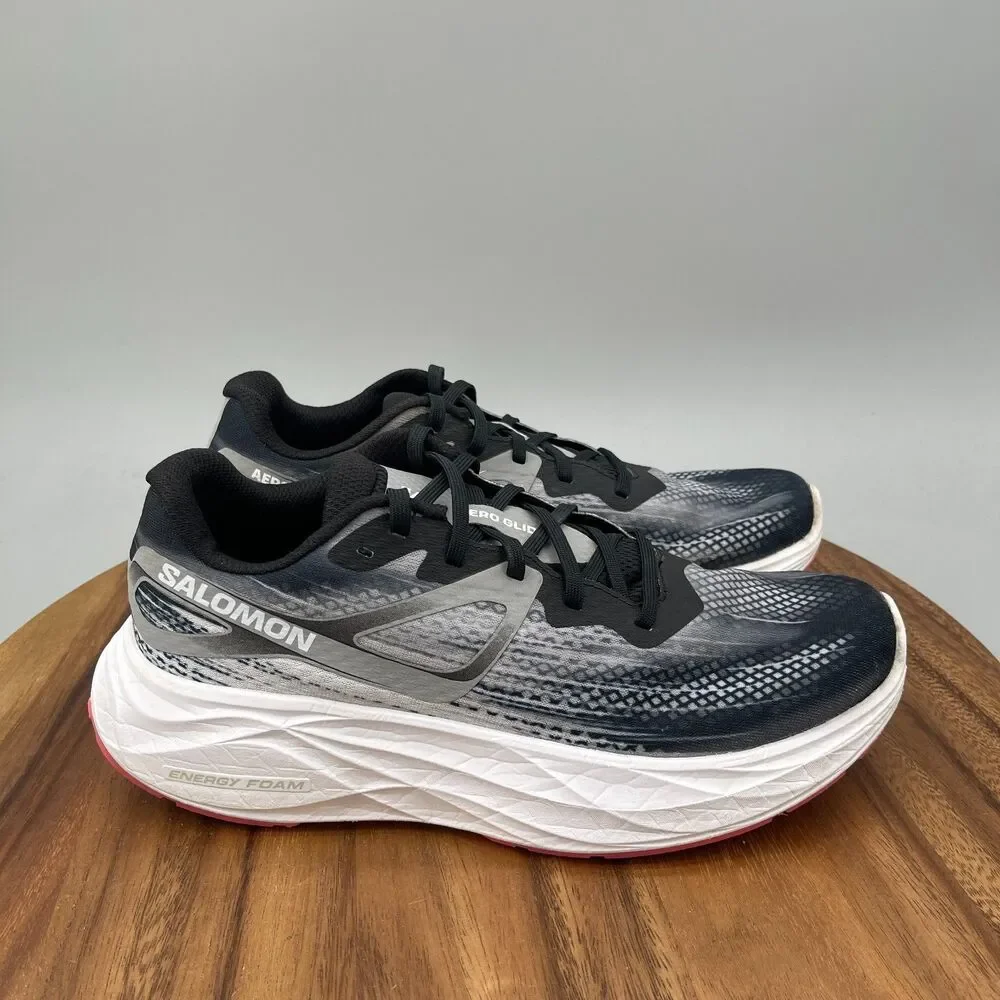 Salomon Aero Glide Shoes Womens Size 9.5 Black Gray Running Comfort Walking Gym